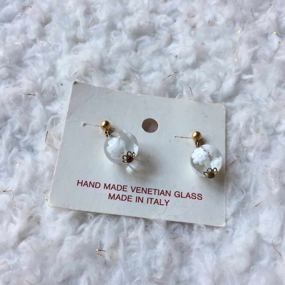 Hand made dangle earrings - Picture 5 of 5
